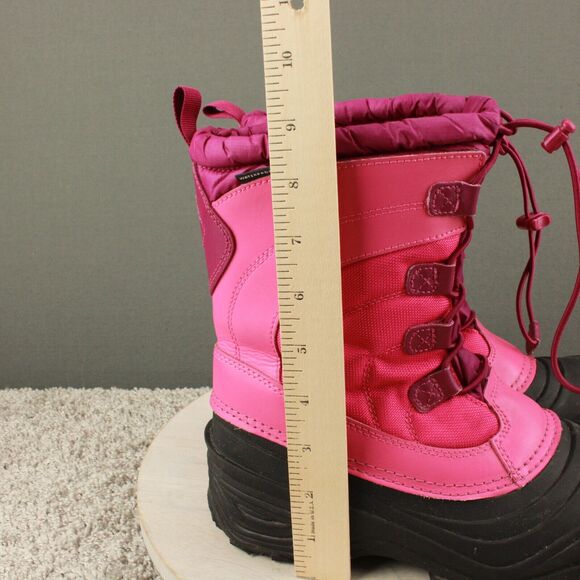 North Face Boots Kids 5 Pink Alpenglow Insulated Waterproof Winter Snow - Picture 12 of 12